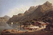Vue of Fluhlen, in Suisse